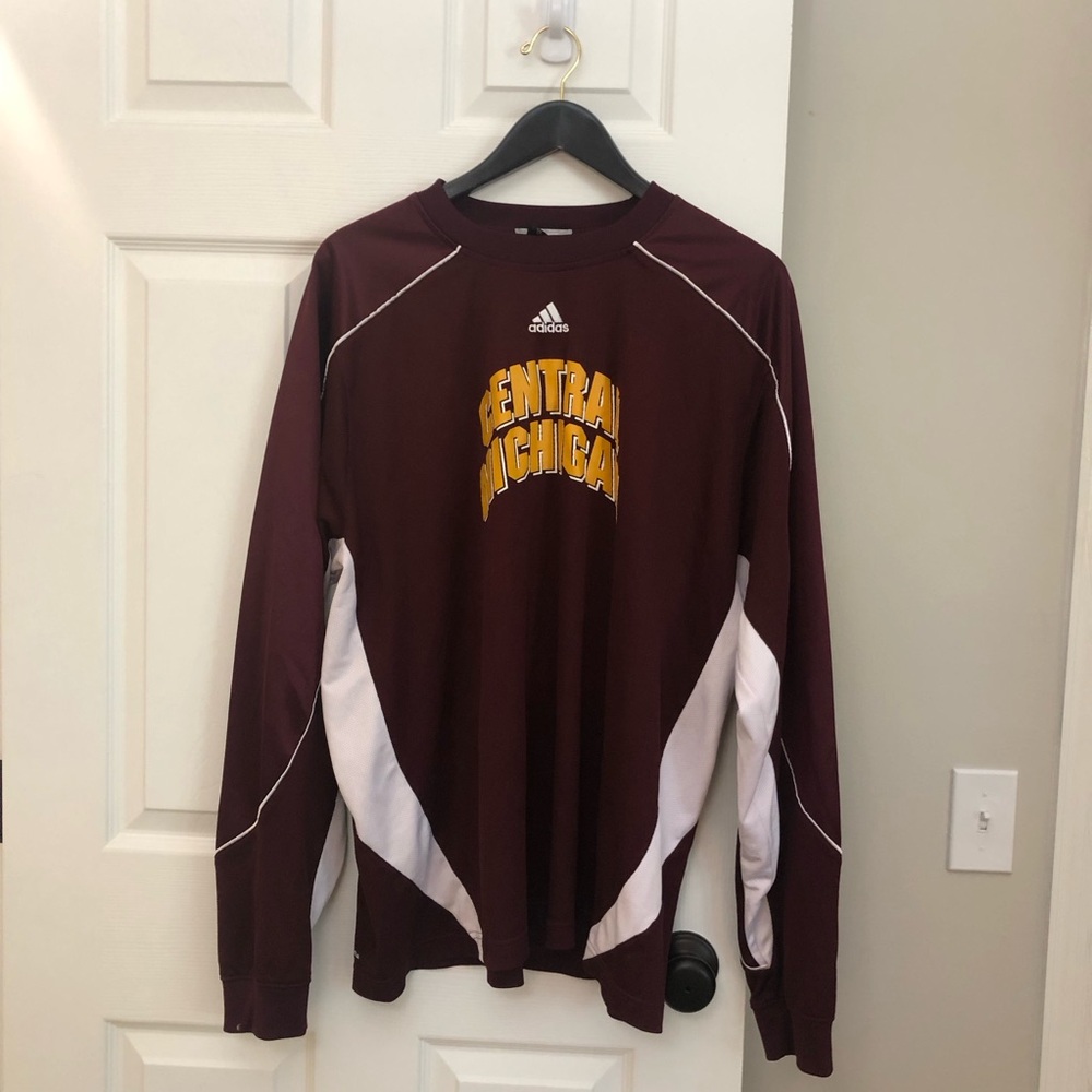 Adidas Central Michigan University Climalite 365 Pullover Jersey Men’s XL